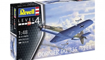 Plastic ModelKit letadlo 03795 - Do335 Pfeil (1:48) - Revell