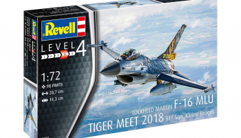 Plastic ModelKit letadlo 03860 - F-16 MLU TIGER MEET 2018 31 Sqn. Kleine Brogel  (1:72)