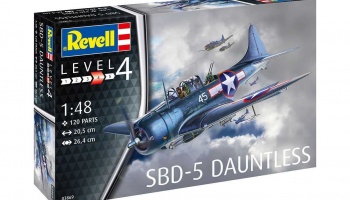 SBD-5 Dauntless Navyfighter (1:48) Plastic ModelKit letadlo 03869 - Revell