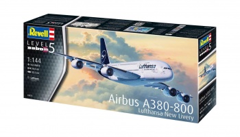 Airbus A380-800 Lufthansa New Livery (1:144) Plastic Model Kit 03872 - Revell