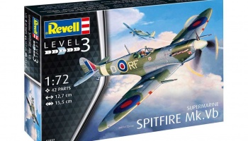 Plastic ModelKit letadlo 03897 - Supermarine Spitfire Mk. Vb (1:72) - Revell