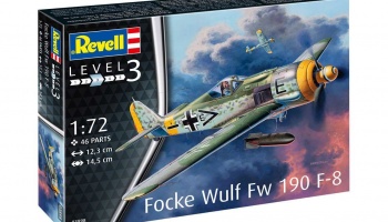 Plastic ModelKit letadlo 03898 - Focke Wulf Fw190 F-8 (1:72) - Revell