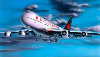 Plastic ModelKit letadlo 04210 - Boeing 747-200 Air Canada (1:390) - Revell