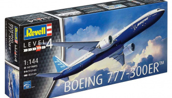 Plastic ModelKit letadlo 04945 - Boeing 777 - 300 ER (1:144)