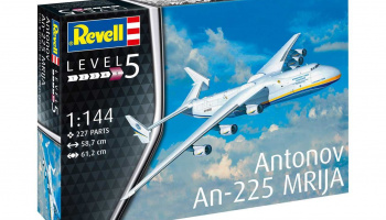 Antonov An-225 Mrija (1:144) Plastic Model Kit letadlo 04958 - Revell