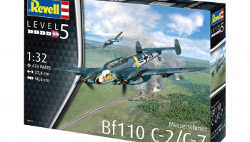 Messerschmitt Bf110 C-2/C-7 (1:32) Plastic ModelKit 04961 - Revell