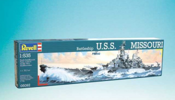 Plastic ModelKit loď 05092 - Battleship USS Missouri (1:535) - Revell
