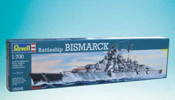 Plastic ModelKit loď 05098 - Battleship Bismarck (1:700) - Revell