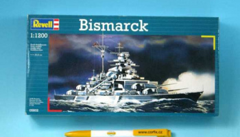 Plastic ModelKit loď 05802 - Bismarck (1:1200) - Revell