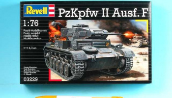 Plastic ModelKit tank 03229 - PzKpfw II Ausf.F (1:76) - Revell