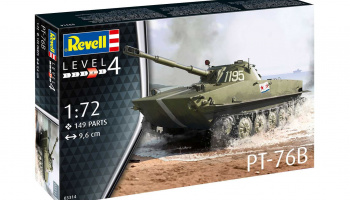 PT-76B (1:72) Plastic Model Kit tank 03314 - Revell