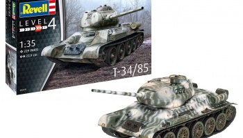 T34-85 (1:35) Plastic ModelKit tank 03319 - Revell