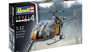 Plastic ModelKit vrtulník 03804 - Alouette II (1:32) - Revell