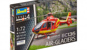 Plastic ModelKit vrtulník 04986 - EC 135 Air Glaciers (1:72) - Revell