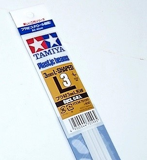 Plastic Beams L 3mm (6 pcs) - Tamiya