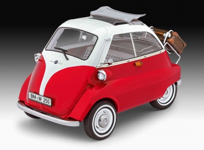 Plastic ModelKit auto 07735 - BMW Isetta 250 (70th Anniversary) (Exclusive Edition) (1:16) - Revell
