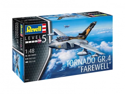 Plastic ModelKit letadlo 03853 - Tornado GR.4 "Farewell" (1:48) - Revell