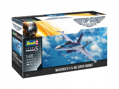 Plastic ModelKit letadlo 03864 - F/A-18E Super Hornet "Top Gun" (1:48) - Revell