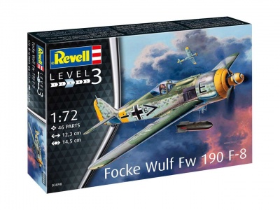 Plastic ModelKit letadlo 03898 - Focke Wulf Fw190 F-8 (1:72) - Revell