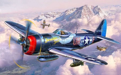 Plastic ModelKit letadlo 03984 - P-47 M Thunderbolt (1:72) - Revell