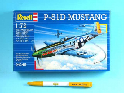 Plastic ModelKit letadlo 04148 - P-51D MUSTANG (1:72)
