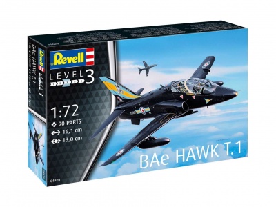 Plastic ModelKit letadlo 04970 - BAe Hawk T.1 (1:72) - Revell