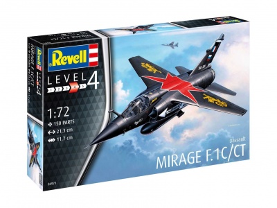 Plastic ModelKit letadlo 04971 - Mirage F.1C/CT (1:72) - Revell