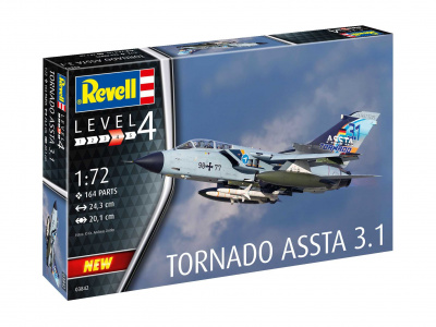 Plastic ModelKit letadlo - Tornado ASSTA 3.1 (1:72) - Revell