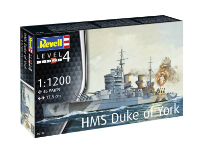 Plastic ModelKit loď 05182 - HMS Duke of York (1:1200) - Revell