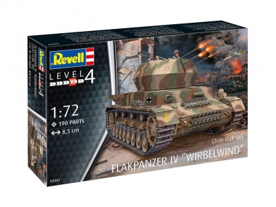 Plastic ModelKit military 03267 - Flakpanzer IV Wirbelwind (2 cm Flak 38) (1:72) - Revell