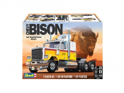 Plastic ModelKit MONOGRAM truck - Chevy Bison Semi Truck (1:32) - Revell