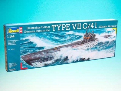 Plastic ModelKit ponorka 05100 - Submarine Type VII C/41 (1:144) - Revell