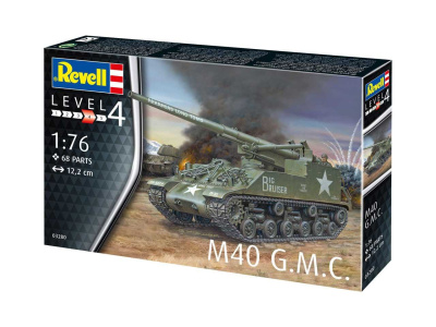 Plastic ModelKit tank 03280 - M40 G.M.C. (1:76) - Revell