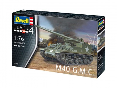 Plastic ModelKit tank 03280 - M40 G.M.C. (1:76) - Revell