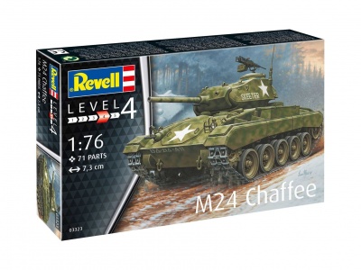 Plastic ModelKit tank 03323 - M24 Chaffee (1:76) - Revell