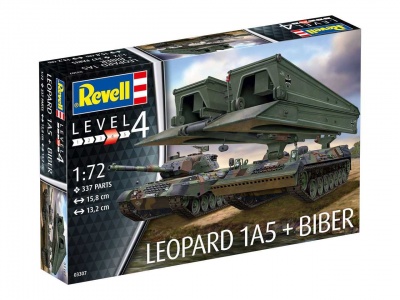 Plastic ModelKit tanky 03307 - Leopard 1A5 & Bridgelayer "Biber" (1:72)