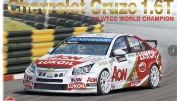 90,-Kč SLEVA (10% DISCOUNT) Chevrolet Cruze 1.6T '13 WTCC World Champion Racing Series 1/24 - NuNu Models