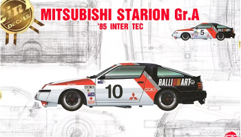 Mitsubishi Starion Gr.A 1985 Inter TEC in Fuji Speedway 1/24 - NuNu Models