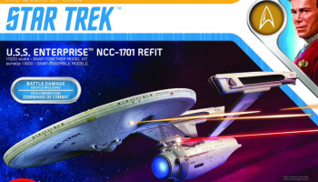 Star Trek The Wrath of Khan USS Enterprise NCC-1701 Refit 1/1000 - Polar Lights