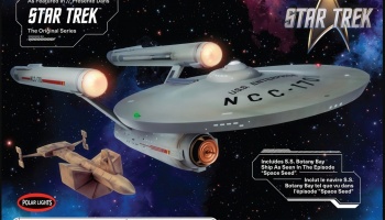 U.S.S. Enterprise NCC-1701 includes S.S. Botany Bay Star Trek: The Original Series - Polar Lights