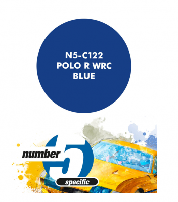 Polo R WRC Blue  Paint for Airbrush 30 ml - Number 5