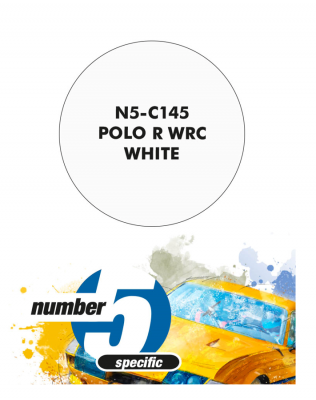 Polo R WRC White  Paint for Airbrush 30 ml - Number 5