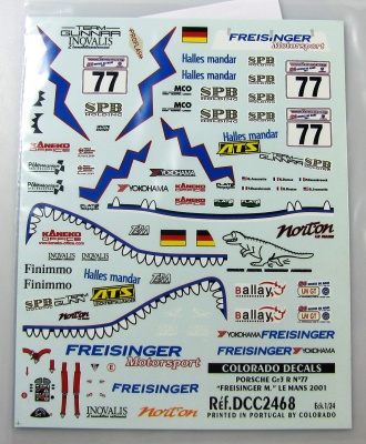 Porsche 911 GT3-R Frisinger Motorsport - COLORADODECALS