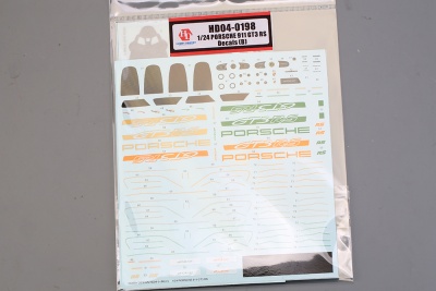 Porsche 911 GT3 RS Decals (B) 1/24 - Hobby Design