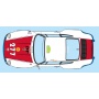 Porsche 911 sponsored by Magnus Walker 1/24 - Decalcas