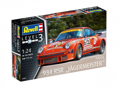 Porsche 934 RSR "Jägermeister" (1:24) Plastic Model Kit 07031 - Revell