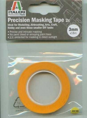 Precision Masking Tapes 50826 - maskovací páska 3 mm - 2 ks - Italeri
