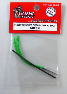 Prewired Distributor W/Boot Green - Gofer Racing