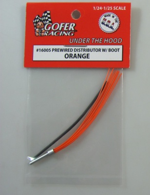Prewired Distributor W/Boot Orange - Gofer Racing