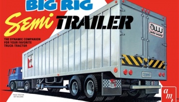 SLEVA 150,-Kč - pokrčená krabice BIG RIG SEMI TRAILER 1:25 MODEL KIT - AMT